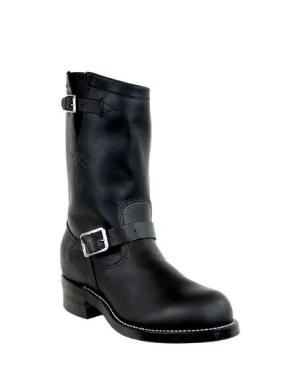 Chippewa Black Leather Harness Boots